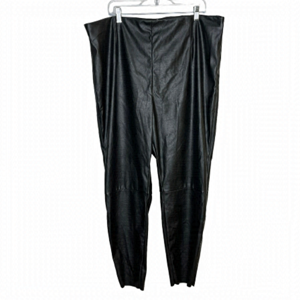 Asos Curve Vegan Faux Leather Leggings Pants NWT